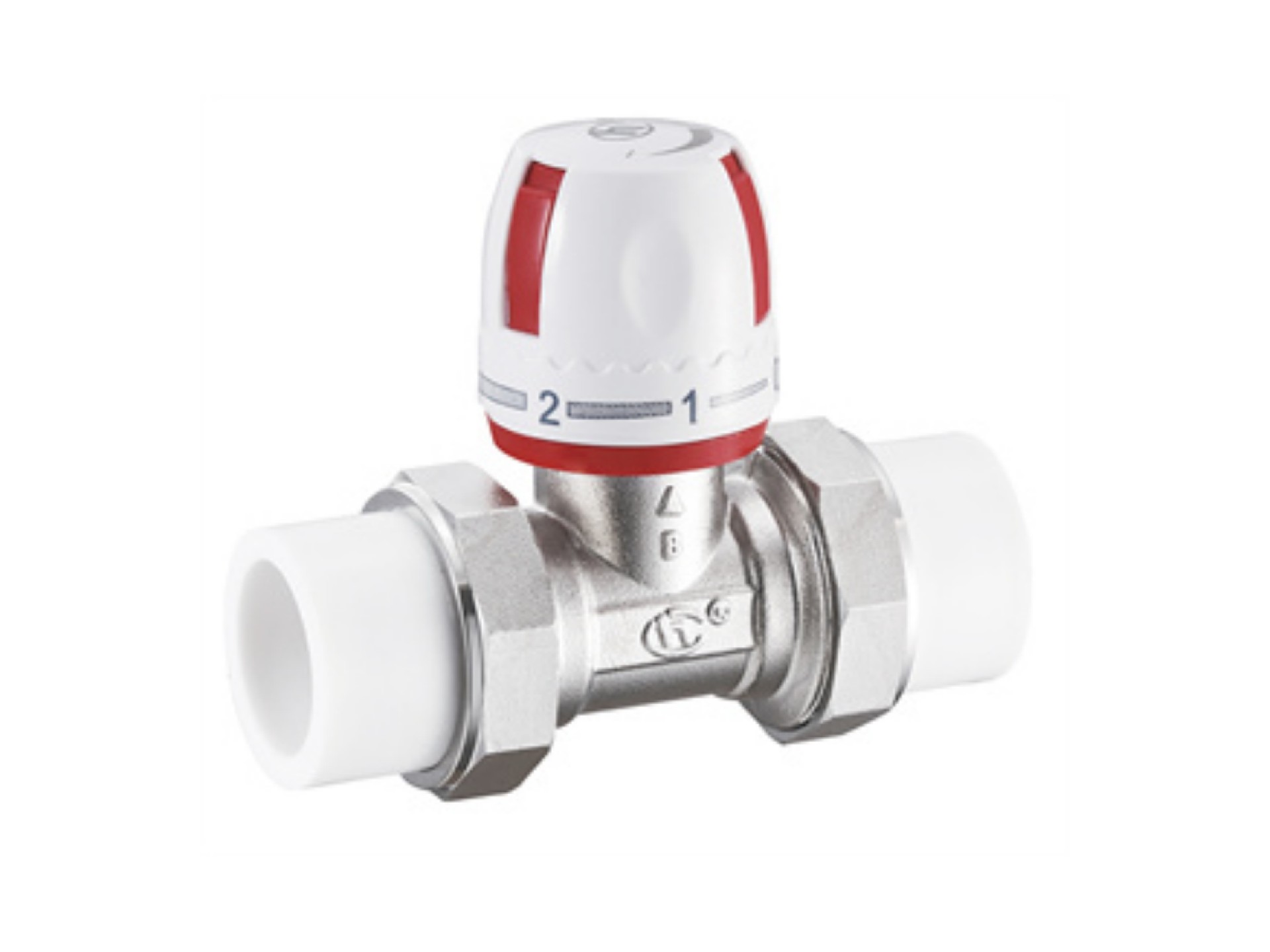 PPR雙活接溫控閥