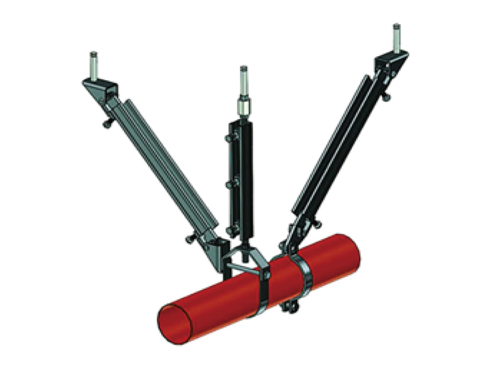 單管雙向抗震支吊架