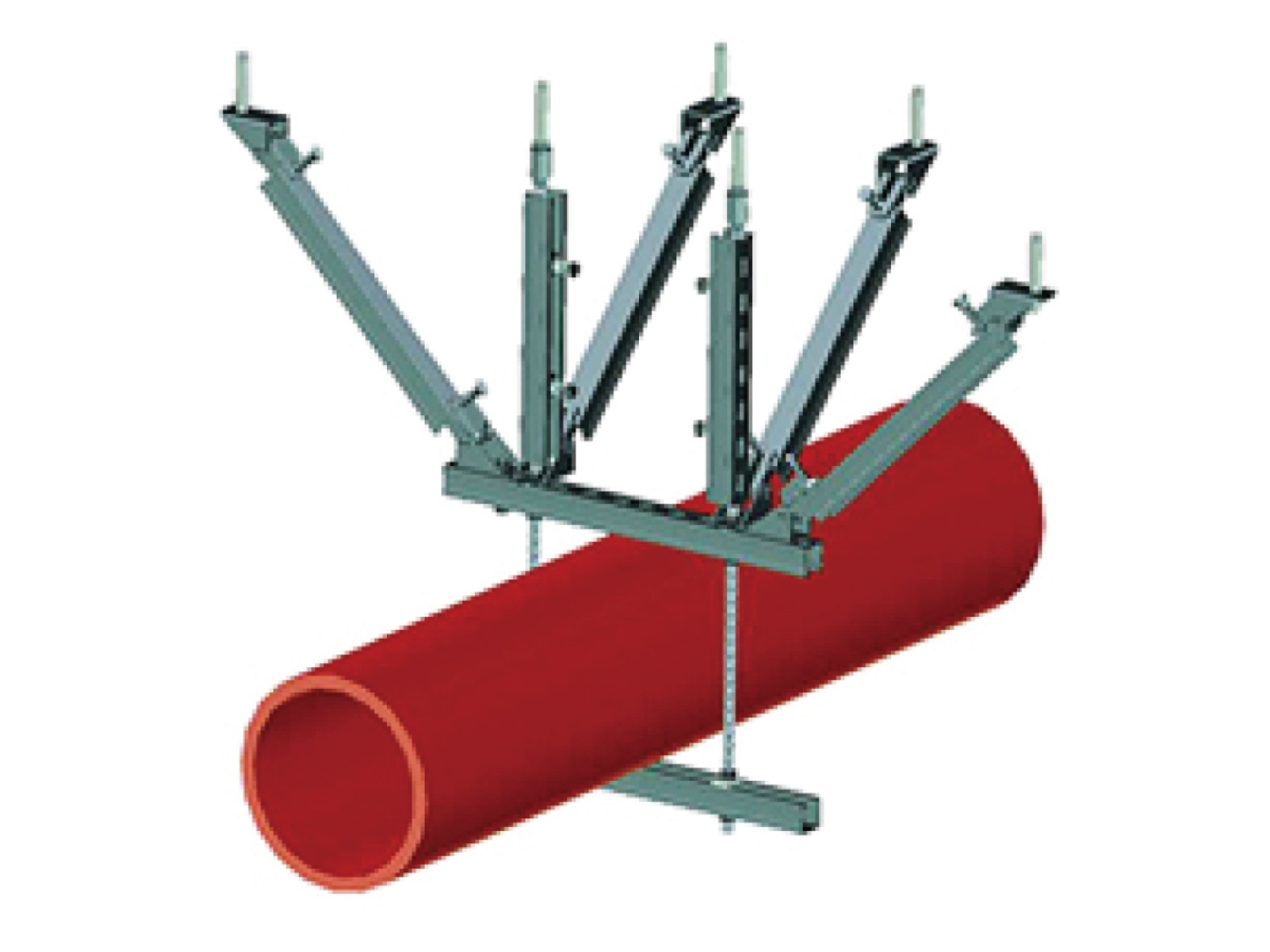 單管門(mén)型雙向抗震支吊架