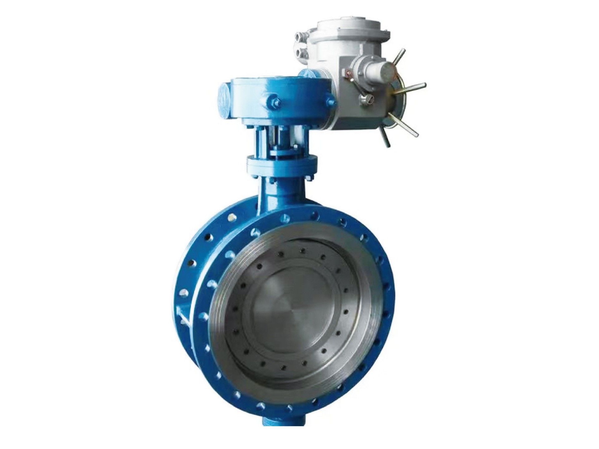 硬密封大口徑電動(dòng)法蘭蝶閥