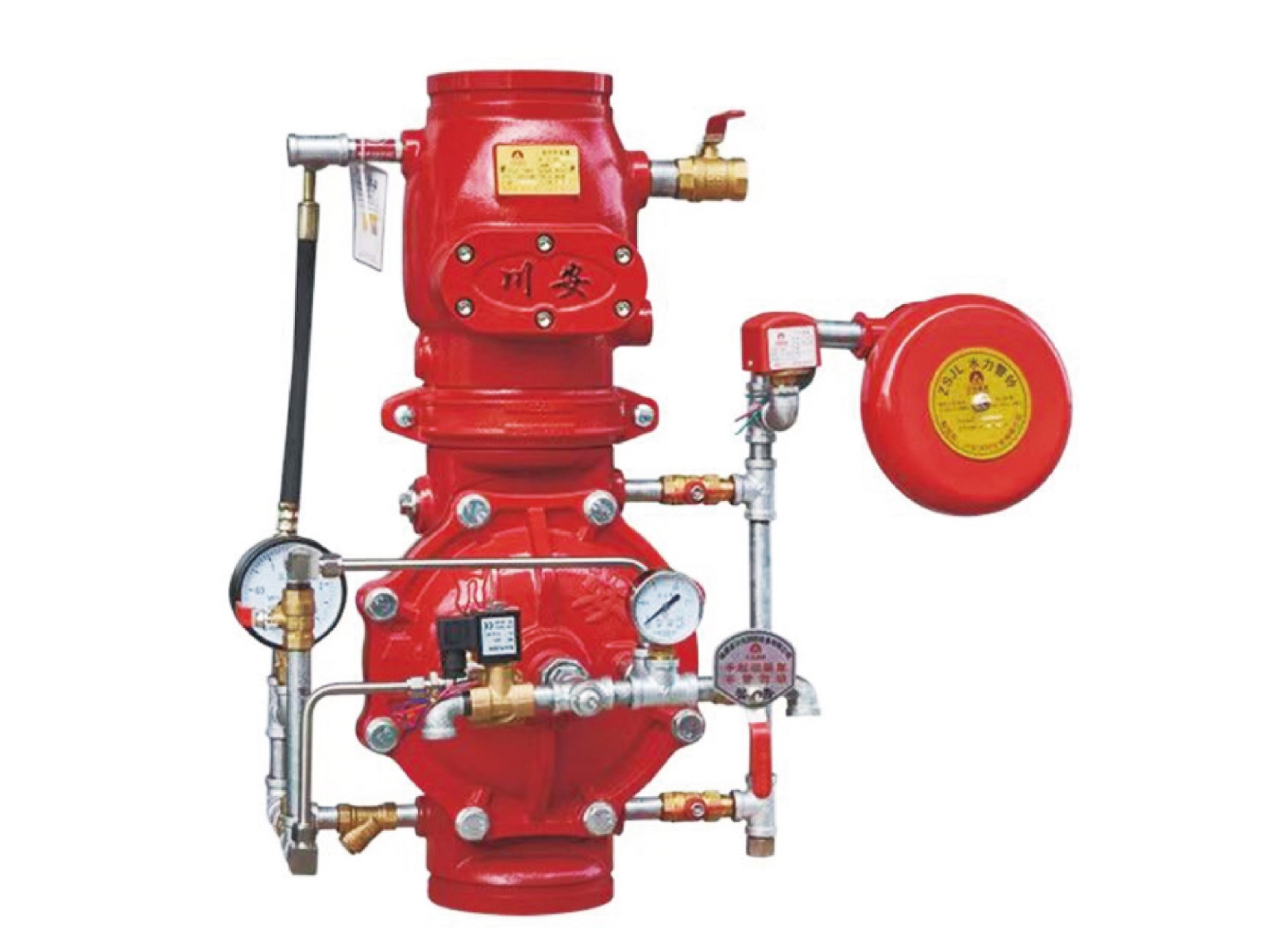 溝槽式預(yù)作用報(bào)警閥